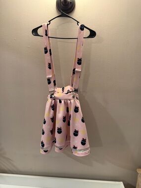 Sailor Moon Hot Topic Pink Luna Cat Crescent Moon Suspender Skirt Small